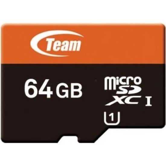 Cartão de Memória Team Group 64GB Classe 10 USH-I com Adaptador Cartão de Memória Team Group 64GB Classe 10 USH-I com Adaptador